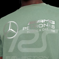 T-shirt Mercedes AMG F1 Petronas Team Hamilton Russell Vert 621157_07 - Homme