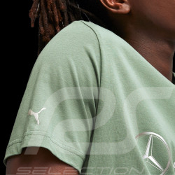 Mercedes AMG F1 Petronas Team T-shirt Hamilton Russell Green 621157_07 - Men