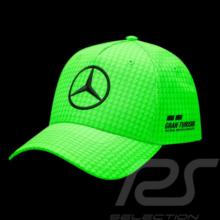 Casquette Mercedes AMG F1 Lewis Hamilton British GP Vert Neon 701223402-004 - Mixte