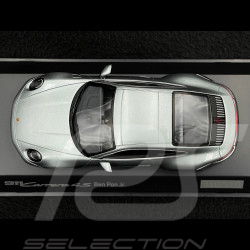 Porsche 911 Carrera 4S Type 992 Ben Pon Jr 2023 70th Anniversary Netherlands Fish Silver Grey 1/43 Spark WAP0200400PBPN