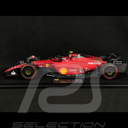 Carlos Sainz Ferrari F1-75 n° 55 Vainqueur GP Grande-Bretagne 2022 F1 1/18 LookSmart LS18F1043