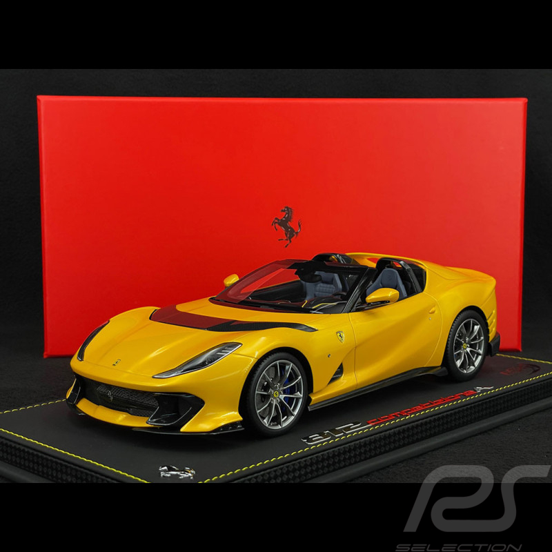 Ferrari 812 Competizione A 2021 Jaune Giallo Tristrato 1/18 BBR Models P18209A