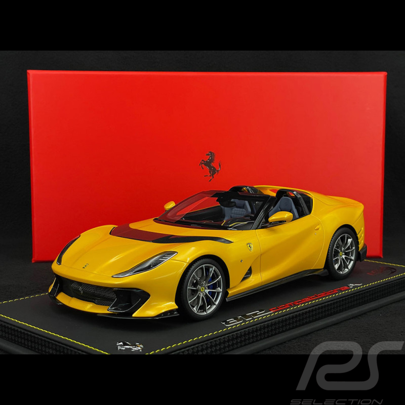 Ferrari 812 Competizione A 2021 Yellow Giallo Tristrato 1/18 BBR Models  P18209A