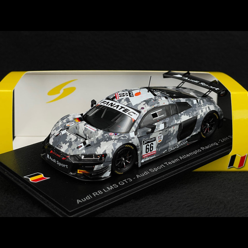 Audi R8 LMS GT3 n° 66 24h Spa 2022 1/43 Spark SB506