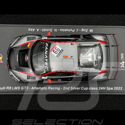 Audi R8 LMS GT3 n° 99 2ème 24h Spa 2022 1/43 Spark SB509