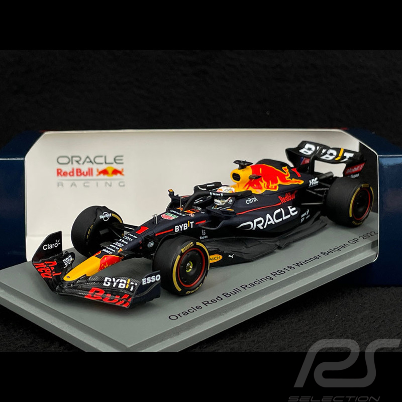 Max Verstappen Red Bull Racing RB18 n° 1 Vainqueur GP Belgique 2022 F1 1/43 Spark S8547