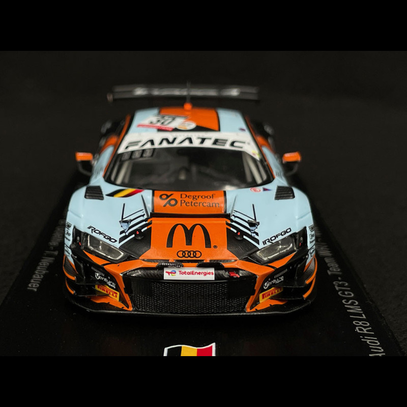 Miniature Spark 1/43 – Audi R8 LMS GT3 – Vainqueur Silver Cup Spa 2022 – Réf SB507