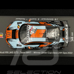 Audi R8 LMS GT3 n° 30 Sieger 24h Spa 2022 Simmenauer 1/43 Spark SB507