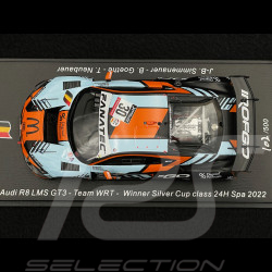 Audi R8 LMS GT3 n° 30 Vainqueur 24h Spa 2022 Simmenauer 1/43 Spark SB507