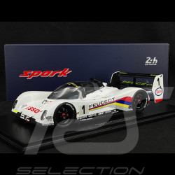 Peugeot 905 n° 1 Vainqueur 24h Le Mans 1992 1/18 Spark 18LM92