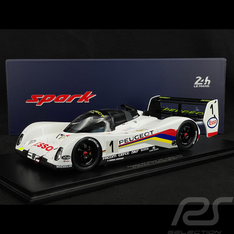 Peugeot 905 n° 1 Vainqueur 24h Le Mans 1992 1/18 Spark 18LM92