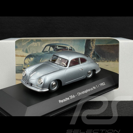 Porsche 356 Nr. 1 Christophorus Edition 1952 Silbergrau metallic 1/43 Spark MAP02000122
