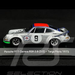 Porsche 911 Carrera RSR 2.8 n° 9 3ème Targa Florio 1973 Martini Racing 1/43 Spark MAP02035422