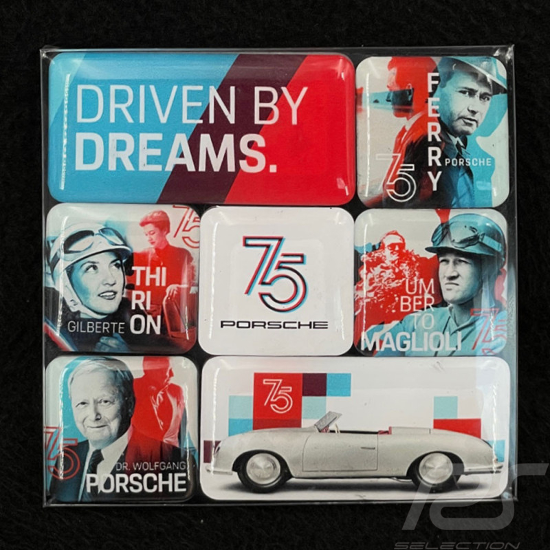 Set of 7 magnets Porsche 75th Anniversary MAP50057523