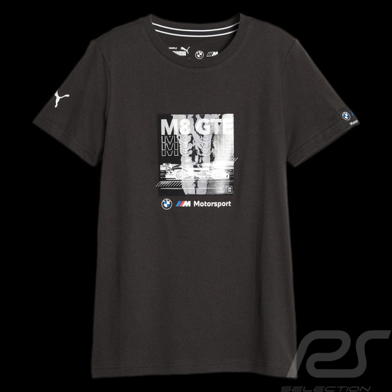 BMW T-shirt Motorsport M8 GTE by Puma Schwarz 621258-01 - Kinder