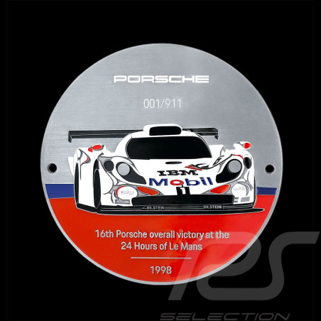 Badge de grille Porsche 911 GT1 Vainqueur 24h Le Mans 1998 WAP0508120RGBD