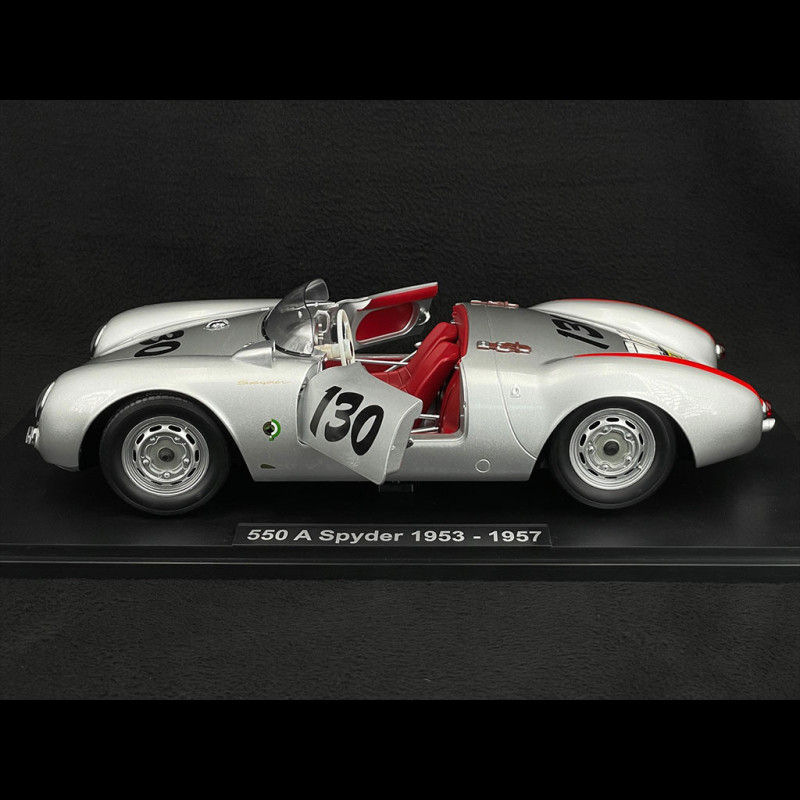 Porsche 550 A Spyder n° 130 Little Bastard James Dean 1956 Silver 1/12 KK  Scale KKDC120111