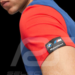 T-shirt BMW Motorsport M Graphic Puma Bleu / Rouge 621298-04 - homme