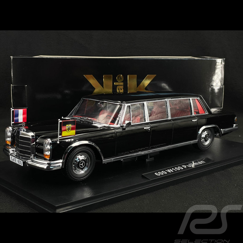 Mercedes 600 W100 Pullman Brandt / Pompidou 1964 Black 1/18 