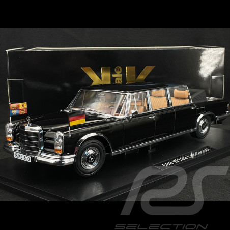 Mercedes 600 W100 Landaulet Elizabeth II / Kiesinger 1965 Black 1/18 KK Scale KKDC181185