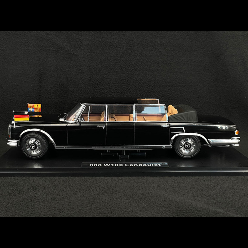 Mercedes 600 W100 Landaulet Elizabeth II / Kiesinger 1965 Black 1/18 KK  Scale KKDC181185