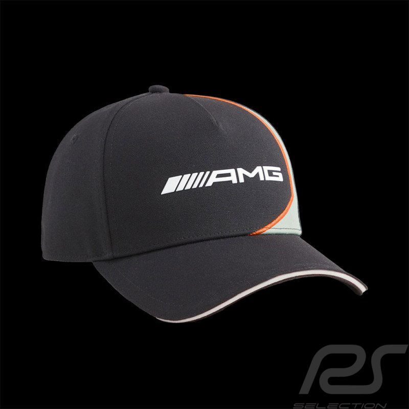 Mercedes AMG Kappe Puma Schwarz / Khaki 024813-01 - Unisex