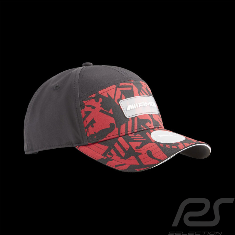 Mercedes AMG Kappe Camo Schwarz / Rot 024852-01 - Mixte