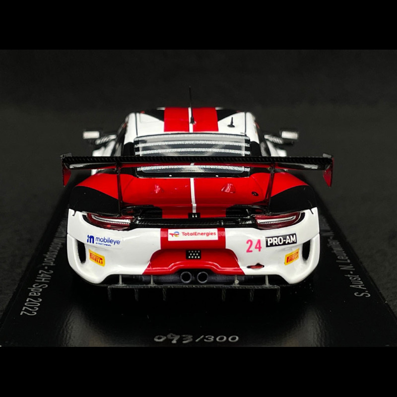Porsche 911 GT3 R Type 991 n° 24 24h Spa 2022 1/43 Spark SB524