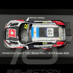 Honda Civic Type R TCR n° 29 Vainqueur WTCR Zolder 2020 1/43 Spark S8966