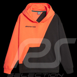 Sweatshirt Mercedes AMG à capuche Statement Puma Orange / Noir 621188-01 - homme