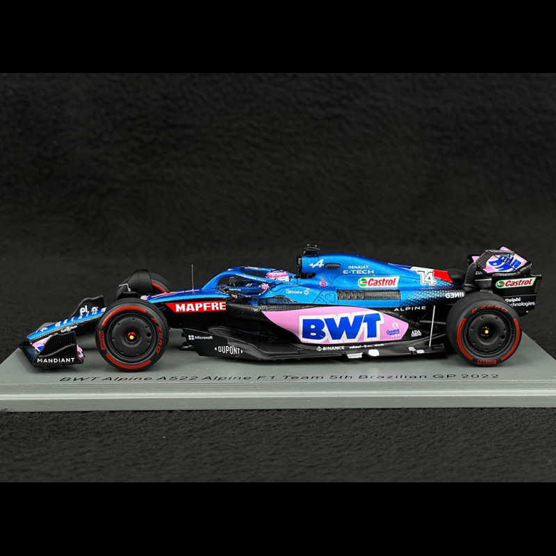 Fernando Alonso Alpine A522 n° 14 5th GP Brazil 2022 F1 1/43 Spark S8555