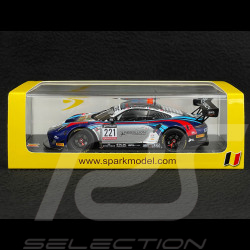 Porsche 911 GT3 R Type 991 n° 221 24h Spa 2022 1/43 Spark SB529