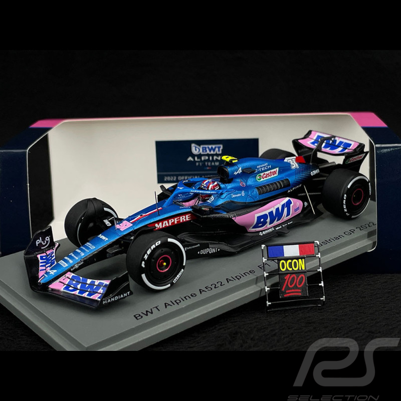 Esteban Ocon Alpine A522 n° 31 5. GP Österreich 2022 100. GP F1 1/43 Spark 410212144