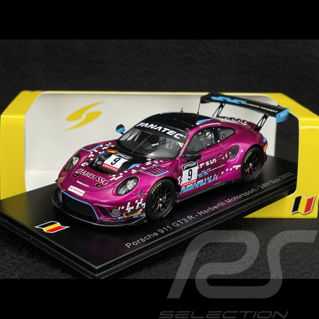 Porsche 911 GT3 R Type 991 n° 9 24h Spa 2022 1/43 Spark SB535