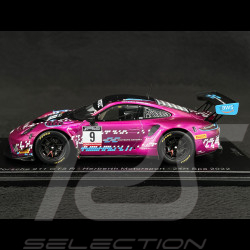 Porsche 911 GT3 R Type 991 n° 9 24h Spa 2022 1/43 Spark SB535