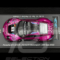 Porsche 911 GT3 R Type 991 n° 9 24h Spa 2022 1/43 Spark SB535