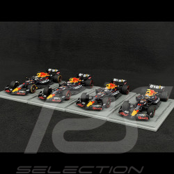 Set von 4 Red Bull Racing RB18 Max Verstappen n° 1 Sieger GP Japan / Belgien / Niederlande / Italy 2022 1/43 Spark