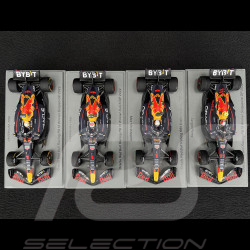 Set von 4 Red Bull Racing RB18 Max Verstappen n° 1 Sieger GP Japan / Belgien / Niederlande / Italy 2022 1/43 Spark