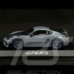 Porsche 718 Cayman GT4 RS 2022 Gris Arctique 1/43 Minichamps WAP0200010NGT4