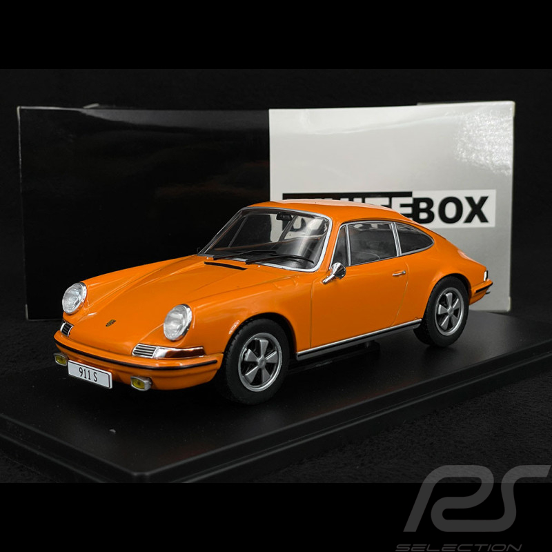 Porsche 911 S 1968 Blut Orange 1/24 White Box WB124174
