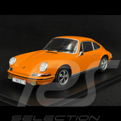 Porsche 911 S 1968 Tangerine Orange 1/24 White Box WB124174