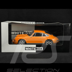 Porsche 911 S 1968 Orange Tangerine 1/24 White Box WB124174