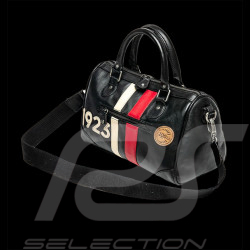 Sac à main 24h Le Mans 1923 Centenaire Edition Courcelle en cuir Noir Racing 27185-1504