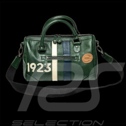 24h Le Mans Handbag 1923 Centenary Edition Courcelle Racing Green Leather 27185-3037