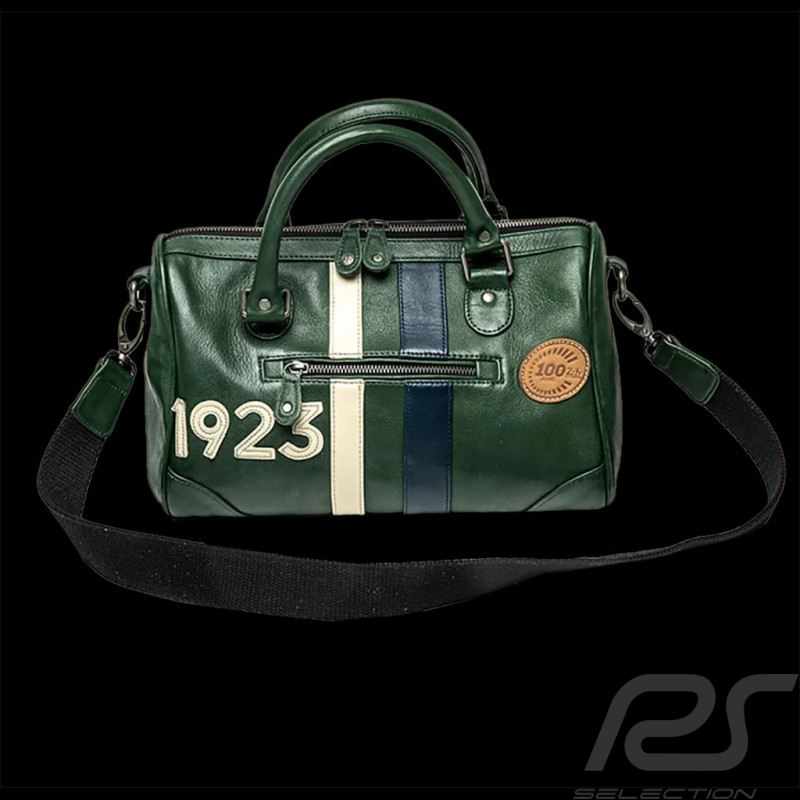24h Le Mans Handtasche 1923 Centenary Edition Courcelle Racing Grün Leder 27185-3037