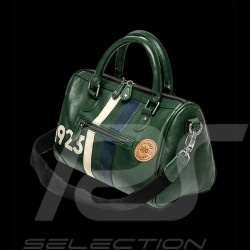 24h Le Mans Handbag 1923 Centenary Edition Courcelle Racing Green Leather 27185-3037