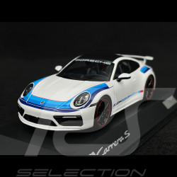 Porsche 911 Carrera 4S Aero Kit Type 992 2022 Blanc Bleu 1/43 Spark WAP0200420PAEK