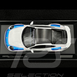 Porsche 911 Carrera 4S Aero Kit Type 992 2022 White Blue 1/43 Spark WAP0200420PAEK