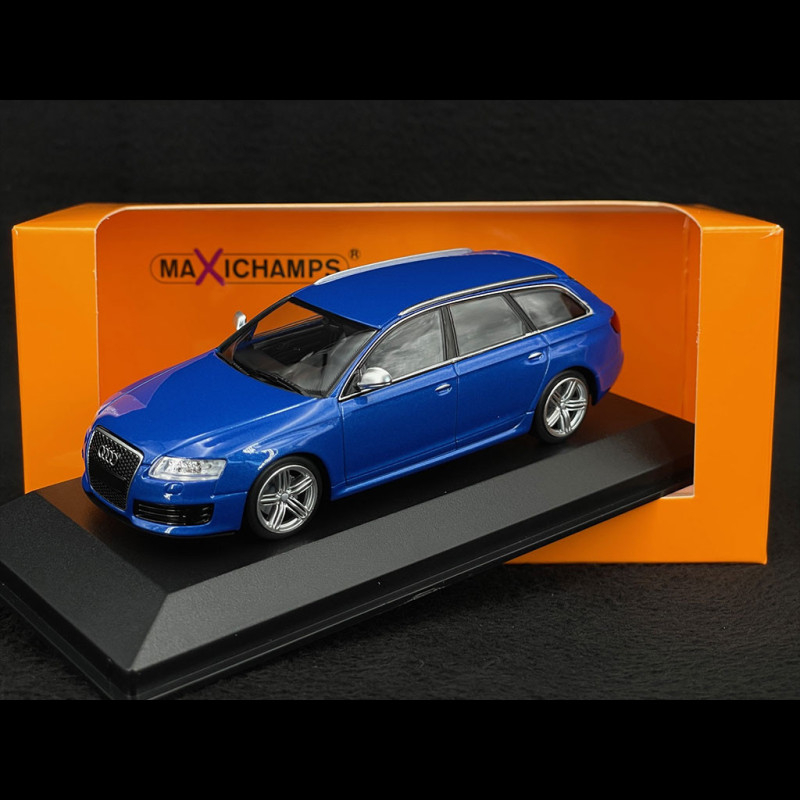 Audi RS6 Avant 2007 Metallic Blue 1/43 Minichamps 940017211