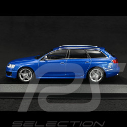 Audi RS6 Avant 2007 Bleu Métallique 1/43 Minichamps 940017211